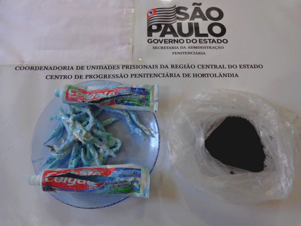 Creme dental com maconha enviada via Sedex