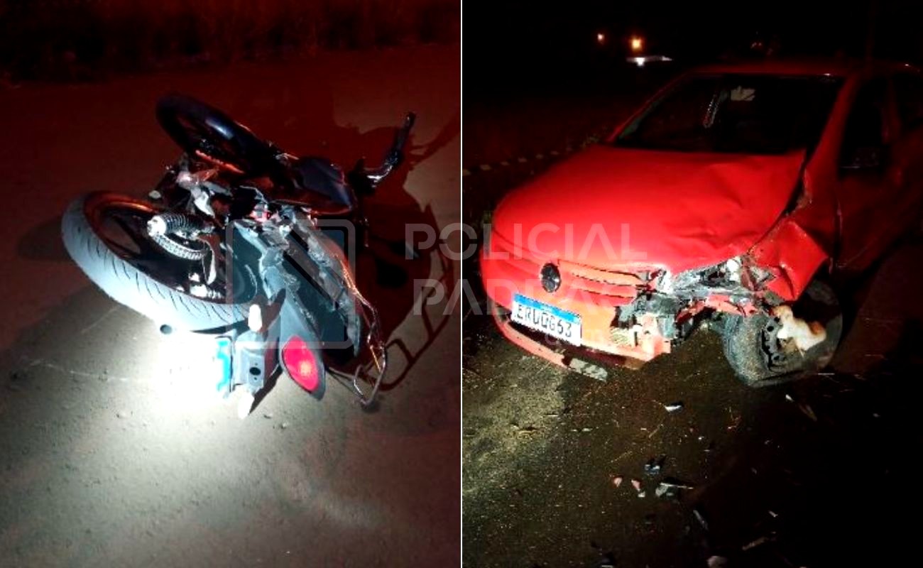 Acidente em Rio das Pedras deixa motociclista em estado grave