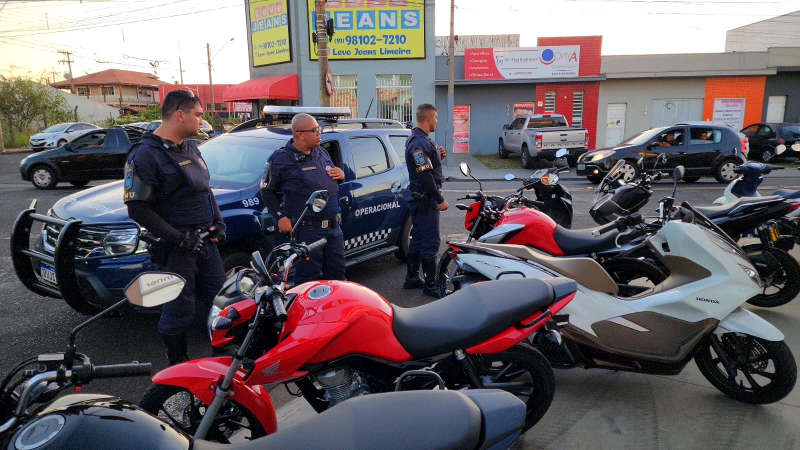 GCM de Limeira frustra roubo em concessionária de motos