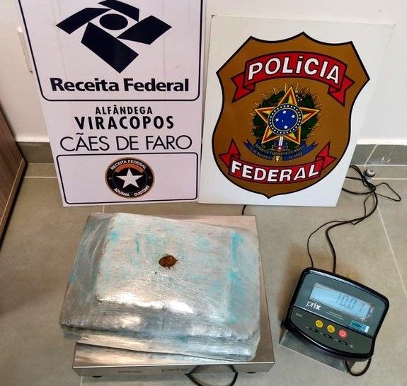 Mais uma passageira é detida com drogas na bagagem em Viracopos