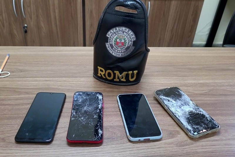 GCM de Vinhedo apreende celulares por suspeita de furto
