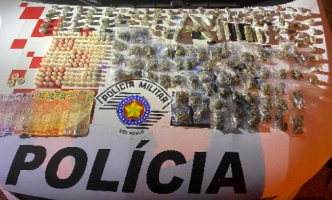 PM flagra tráfico em Sumaré e prende homem de 28 anos