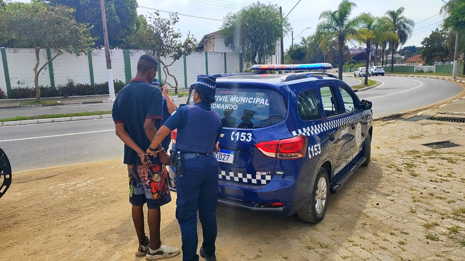 GCM de Valinhos prende indivíduo que furtou bicicleta no Caribe Center