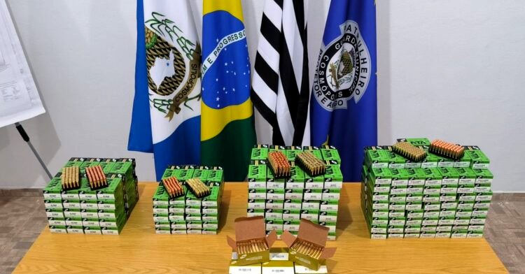 Guarda Municipal recebe munições especiais para treinamentos e capacitações