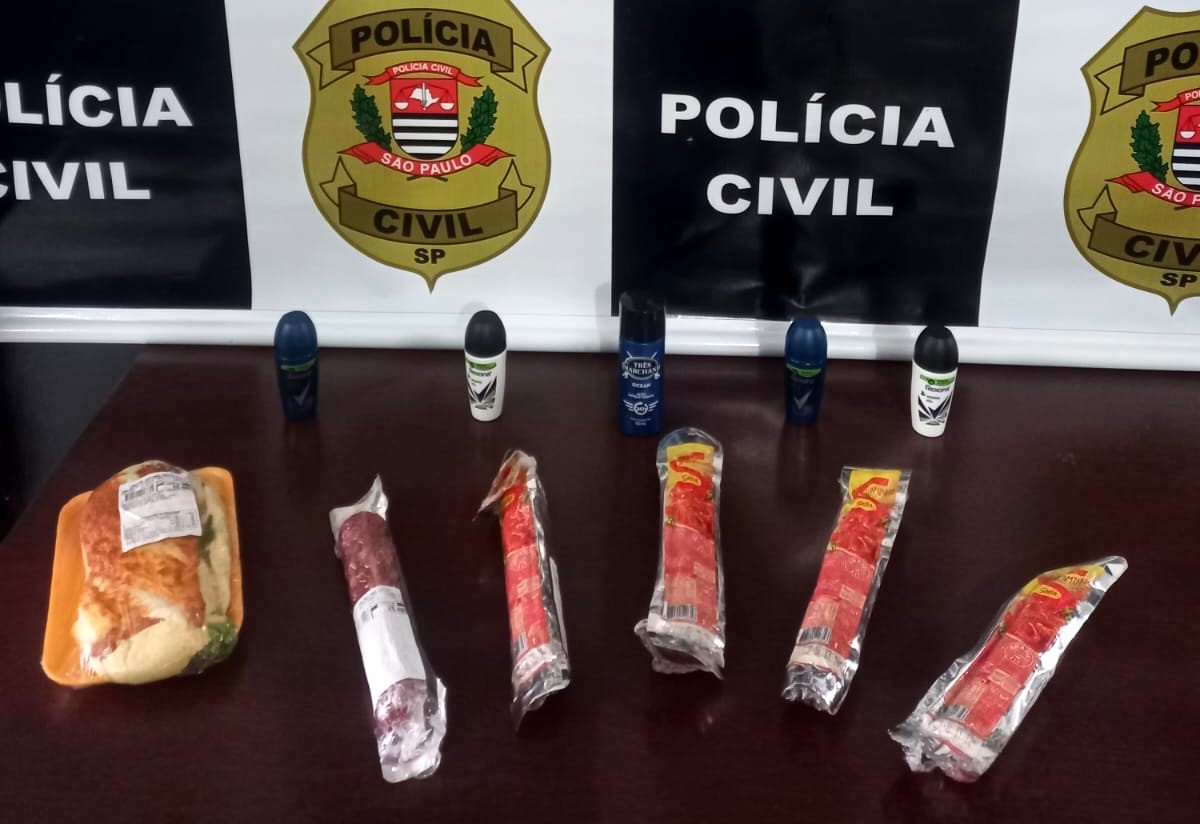 Homem é preso após furtar produtos em supermercado de Santa Bárbara