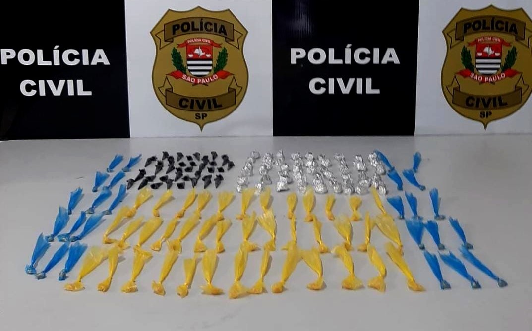 Polícia Civil prende traficante de 19 anos no Jardim Nova Conquista