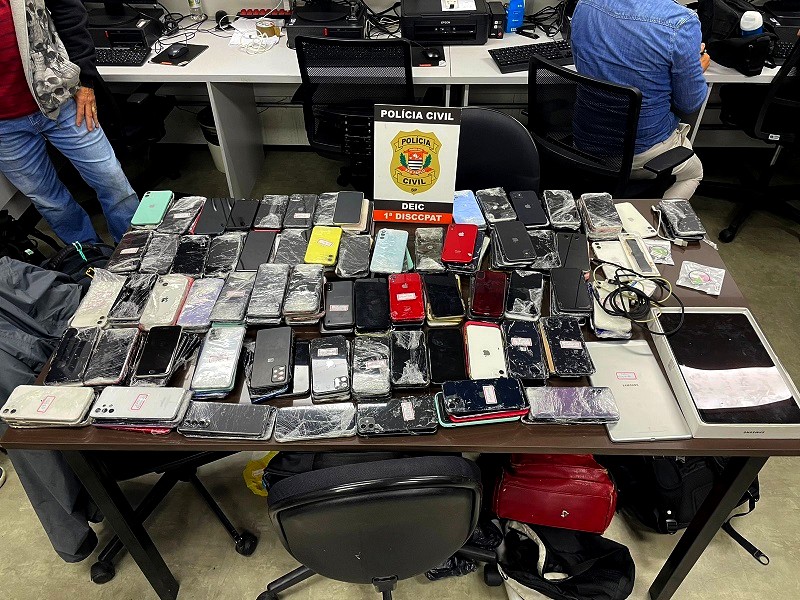 Polícia de SP prende principal suspeito de receptação de celulares roubados no país