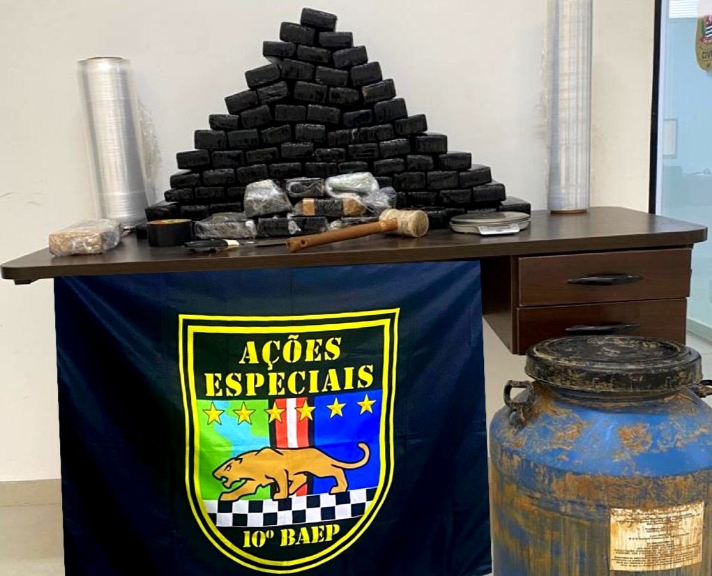 Quatro pessoas são presas em Monte Mor com quase 60kg de maconha