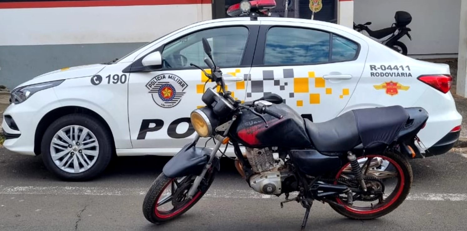 Polícia Rodoviária prende homem em moto adulterada em Cordeirópolis