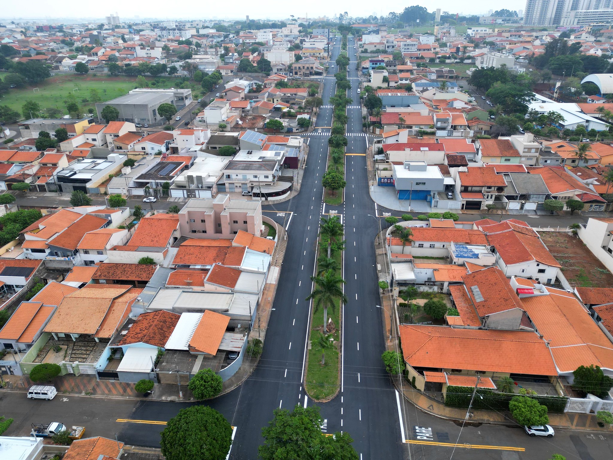 Prefeitura de Americana conclui sinalização viária na Avenida Campos do Jordão