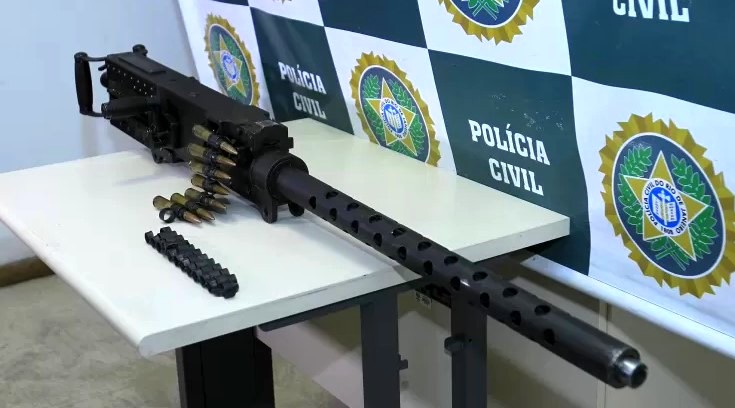 Mais duas metralhadoras furtadas do Exército em Barueri são recuperadas no Rio