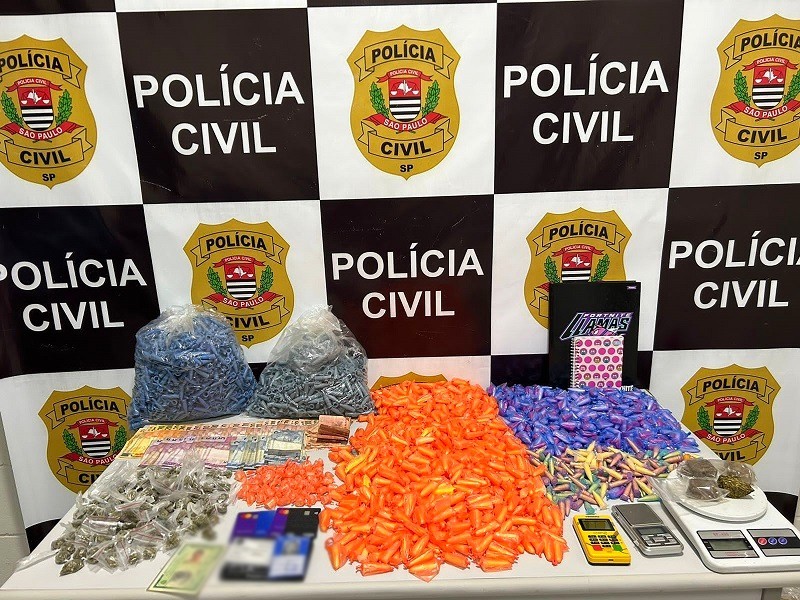 Polícia Civil fecha “casa bomba” com 1,6 mil porções de drogas em Indaiatuba