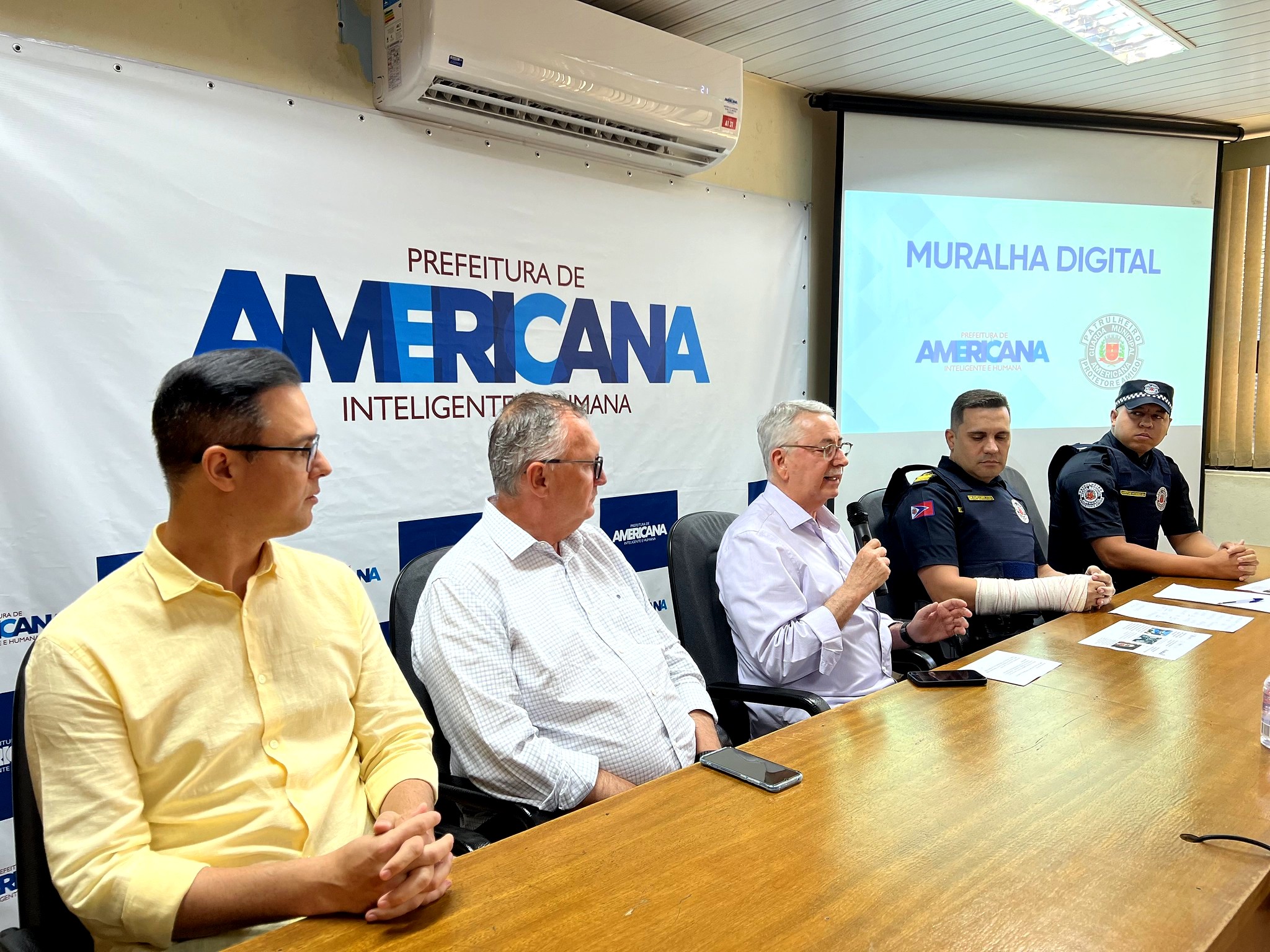 Prefeito anuncia ampliação da Muralha Digital para 100% das entradas e saídas de Americana (2