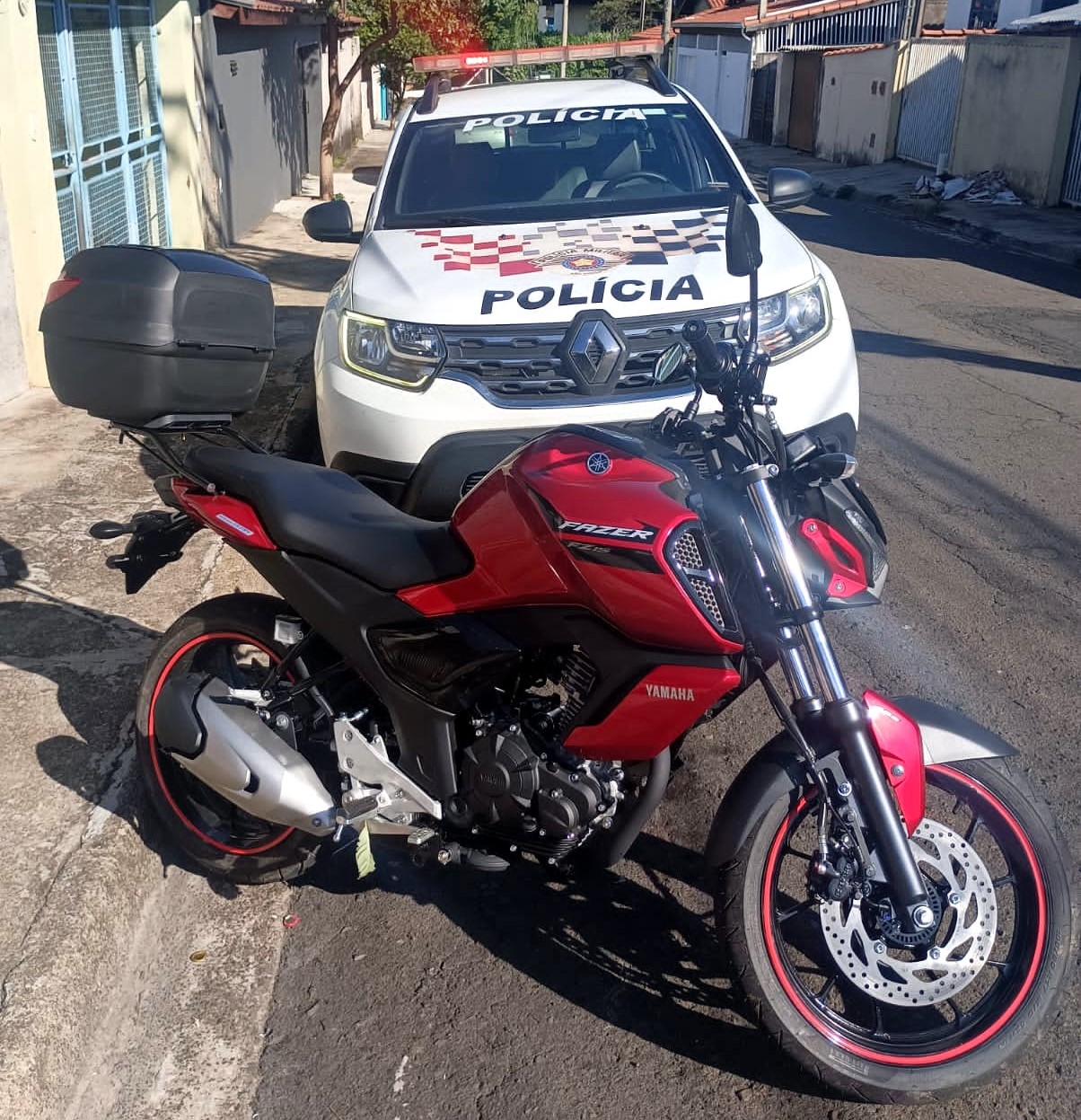 PM recupera moto avaliada em cerca de R$ 22 mil em Jaguariúna