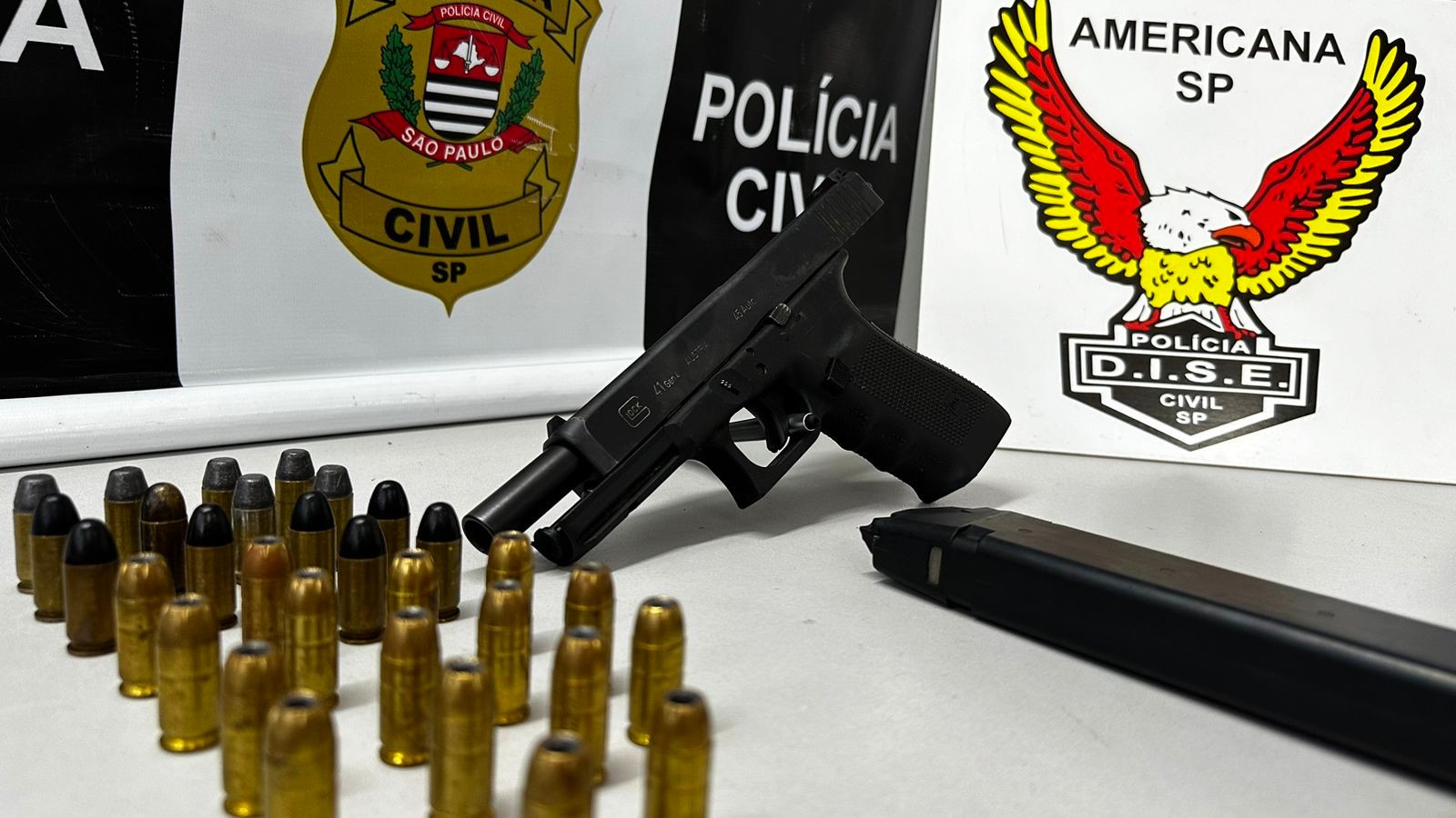 Polícia Civil apreende armas e munições em Paulínia