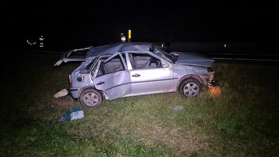 Capotamento deixa um morto e quatro feridos em Limeira