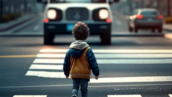 Criança é atropelada ao atravessar a rua para abraçar o primo em Jaguariúna