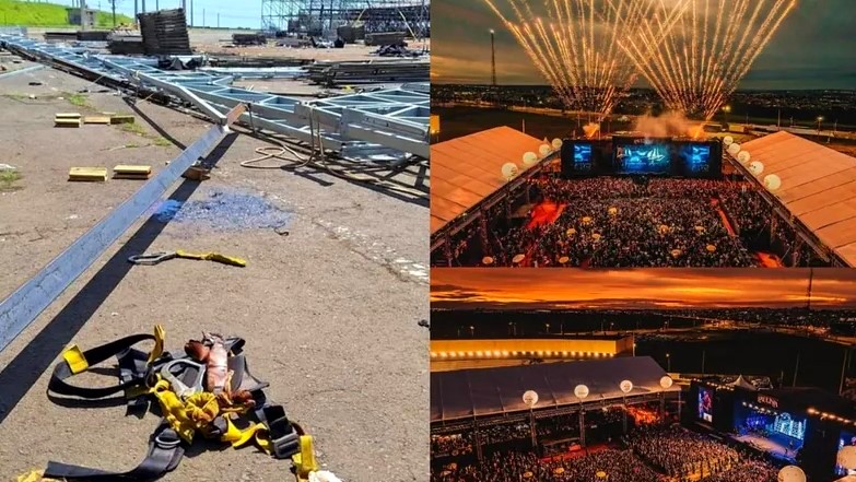 Homem morre durante desmontagem da estrutura da Festa do Peão em Paulínia