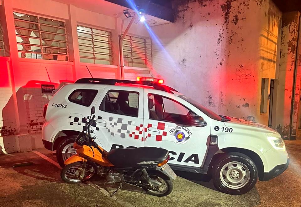 PM recupera em Capivari moto furtada no Estado do Pará