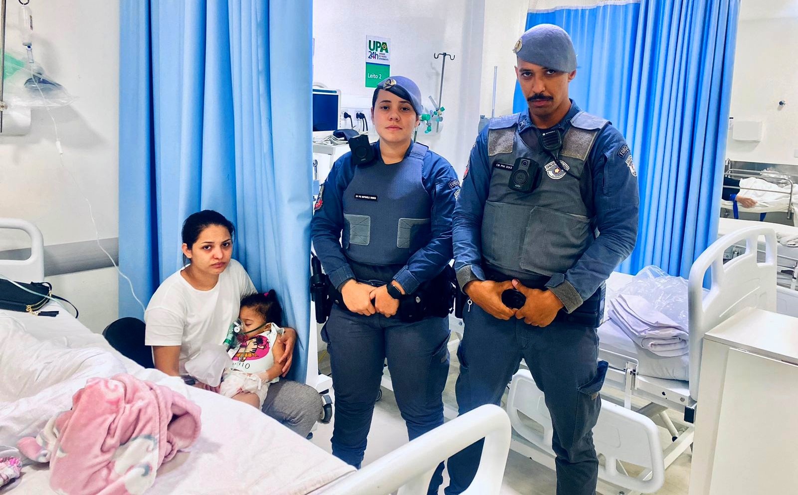 Policiais salvam criança engasgada em São Paulo