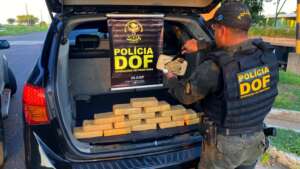 DOF prende traficante com mais de 17 quilos de pasta-base de cocaína a caminho de Santos