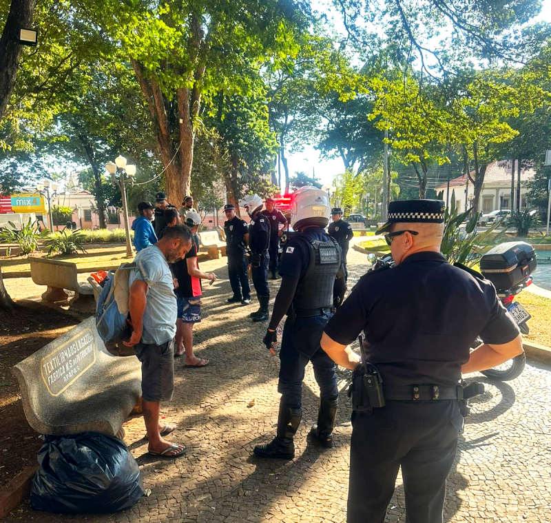 Guarda Municipal de Araras intensifica abordagens às pessoas em situação de rua