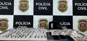 Operação da Polícia Civil apreende drogas e prende traficantes em Rio Claro