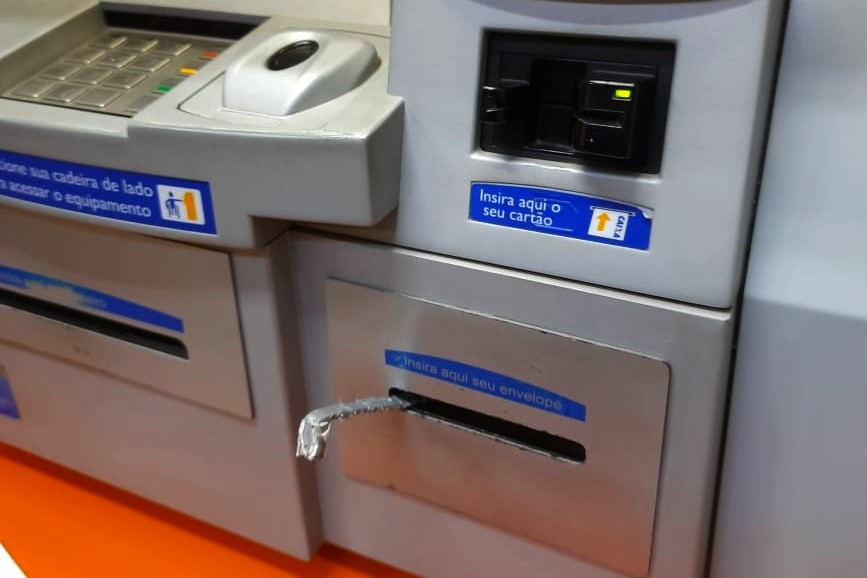 GCM prende suspeito de tentar 'pescar' envelopes em caixa eletrônico em Engenheiro Coelho 2