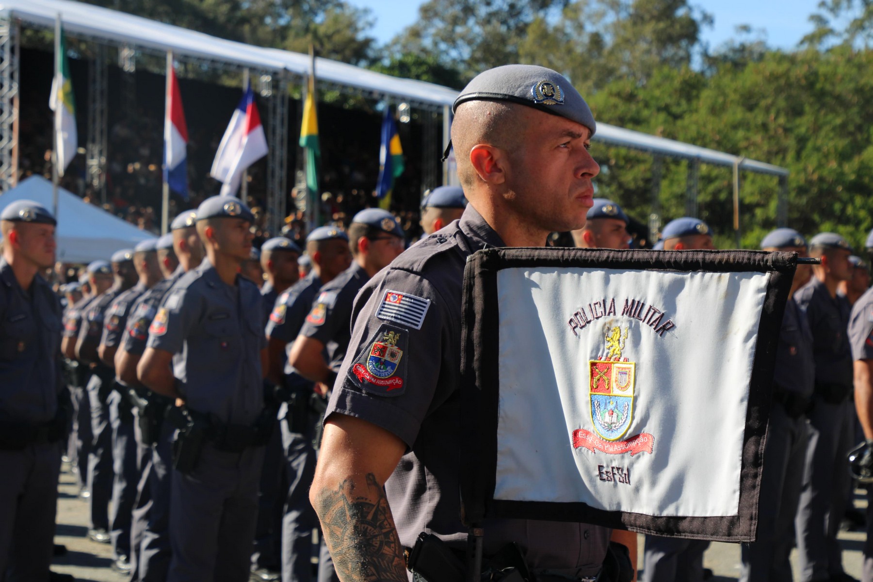 Governador participa de formatura de mais de 1,1 mil novos soldados da PM