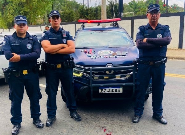Guarda Civil Municipal de Valinhos prende três suspeitos de furto após perseguição