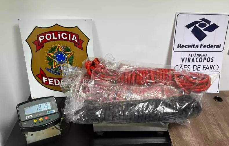 Passageiro é preso com 19 kg de cocaína no Aeroporto de Viracopos em Campinas