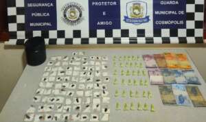 Guarda prende traficante que escondia drogas em roda de carro em Cosmópolis