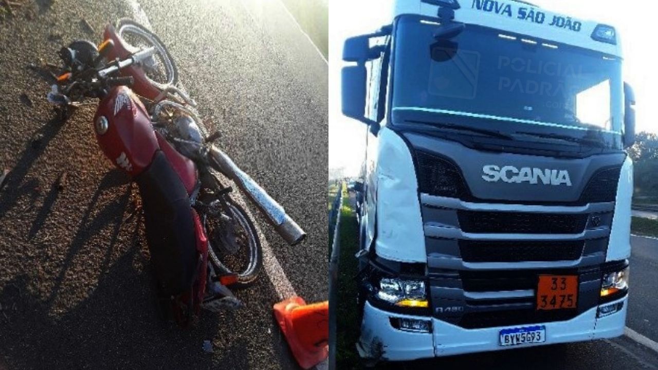 Motociclista morre após acidente com carreta em rodovia de Cosmópolis