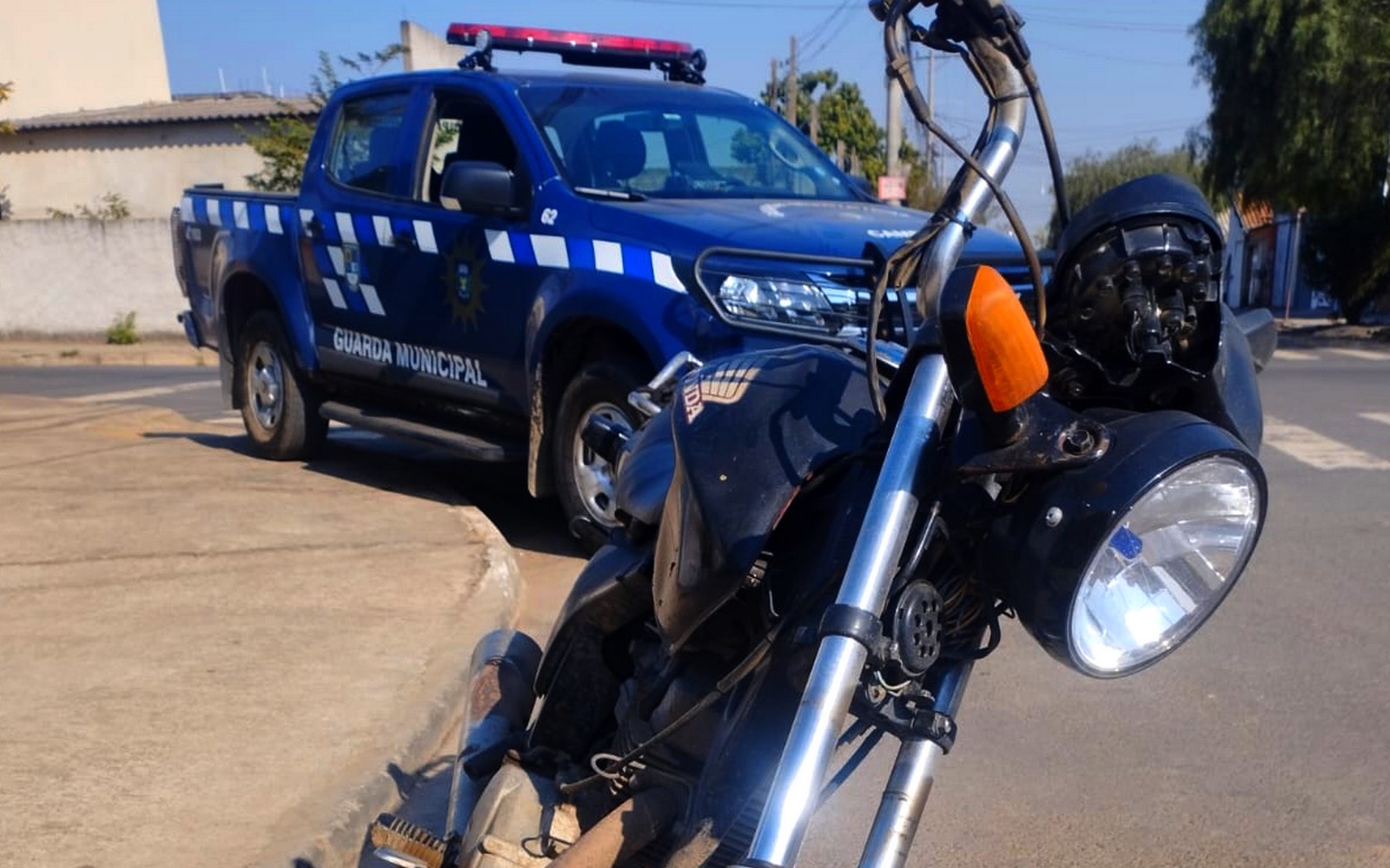 Guarda apreende moto com sinais adulterados em Campinas