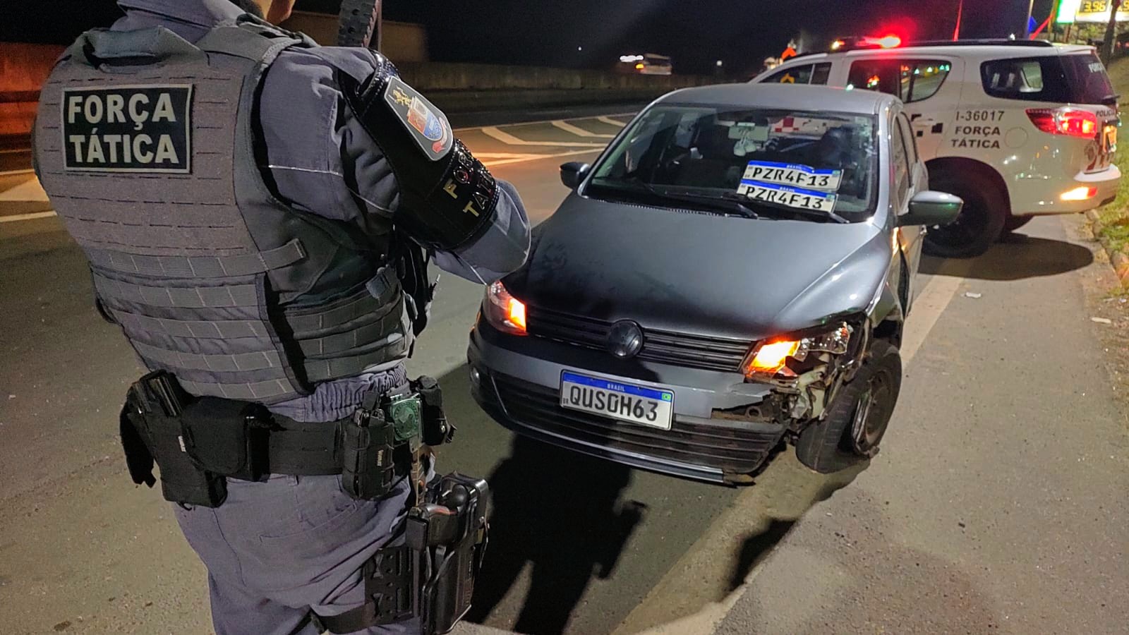 Ladrão em carro furtado é detido após perseguição em Limeira