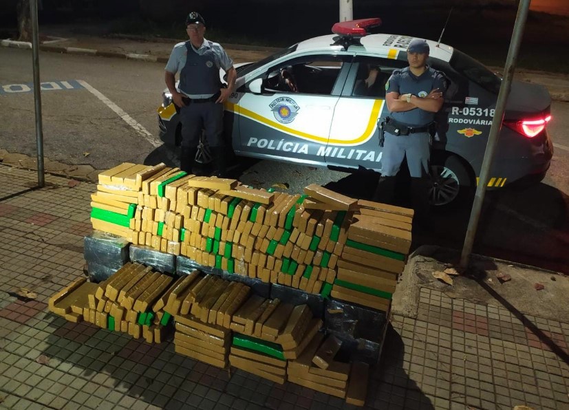 PM Rodoviária apreende 508 kg de maconha em Tatuí