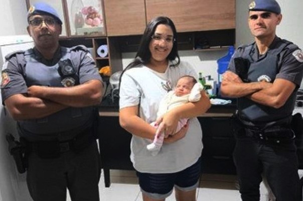 PM salva bebê recém-nascida que se engasgou em Hortolândia