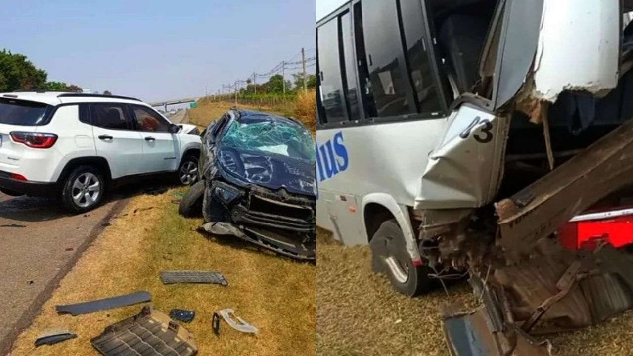 Acidentes em Jaguariúna deixam nove pessoas feridas