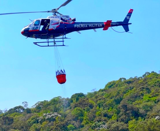 Combate a incêndios é ampliado em SP e helicópteros da PM atendem a quase 50 cidades