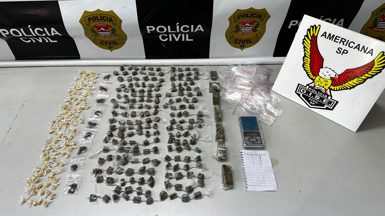 Dise apreende adolescente que abastecia pontos de venda de drogas em Americana