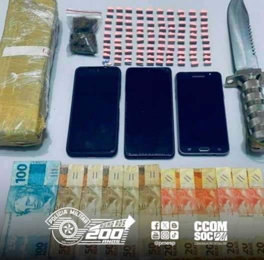 Força Tática prende traficante com porções de ecstasy em Santo Anastácio