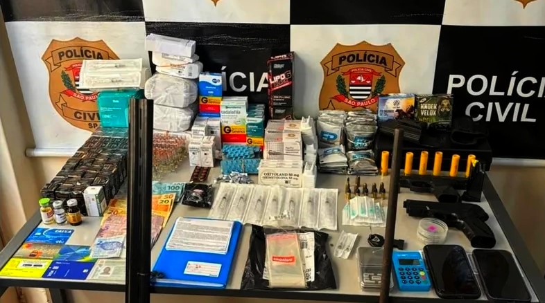 Homem é preso por venda ilegal de medicamentos e anabolizantes em Capivari