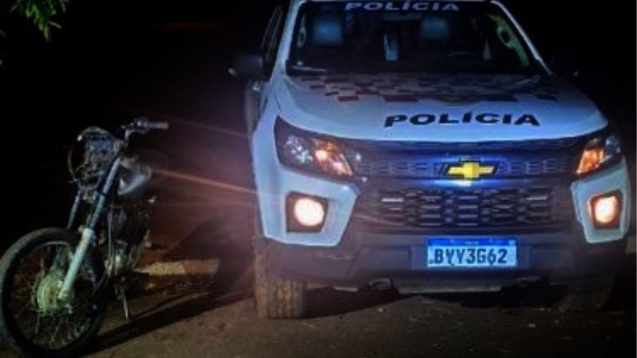 PM recupera moto furtada em Lins