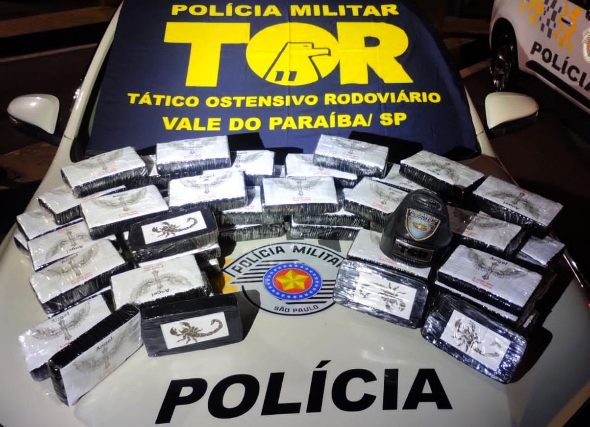 Polícia Rodoviária apreende drogas avaliadas em R$ 7 milhões em São José dos Campos