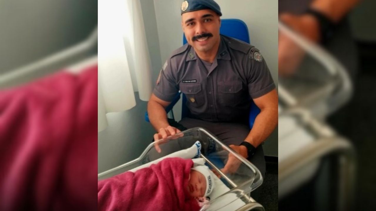 Policial Militar auxilia no parto da própria filha em Registro