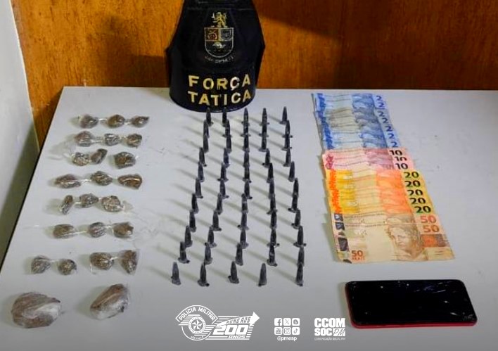 Traficante-e-detido-com-maconha-e-cocaina-em-Cafelandia