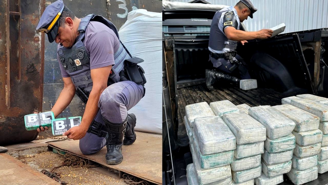 Ação integrada da PM Rodoviária e PF apreende drogas avaliadas em R$ 10 milhões em Tupã