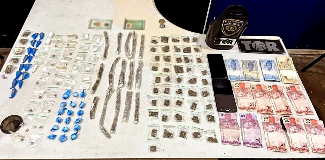 Casal com antecedentes criminais é preso por tráfico em Campinas