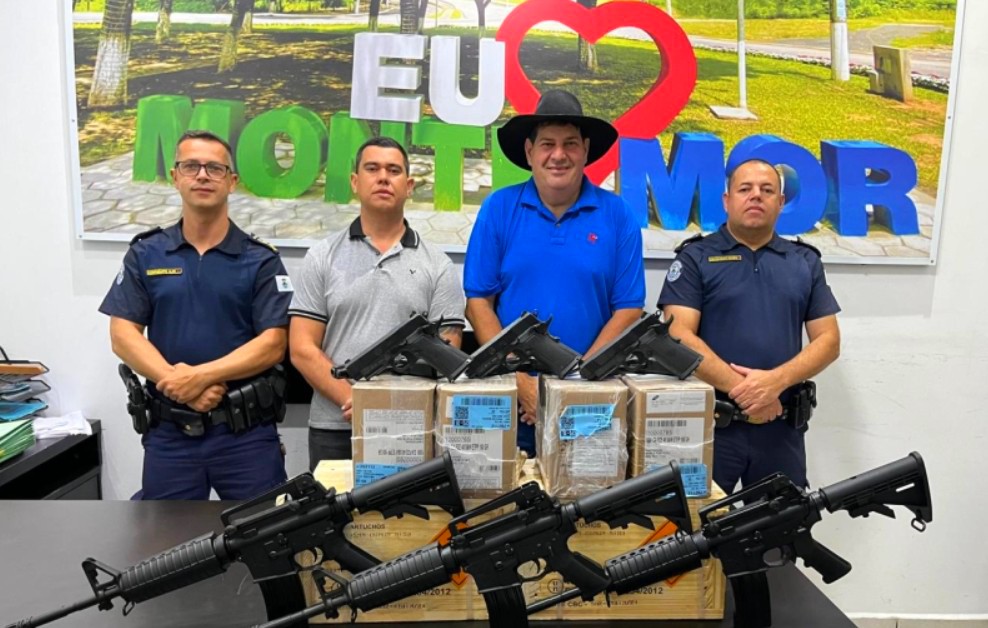GCM de Monte Mor recebe 80 pistolas .40