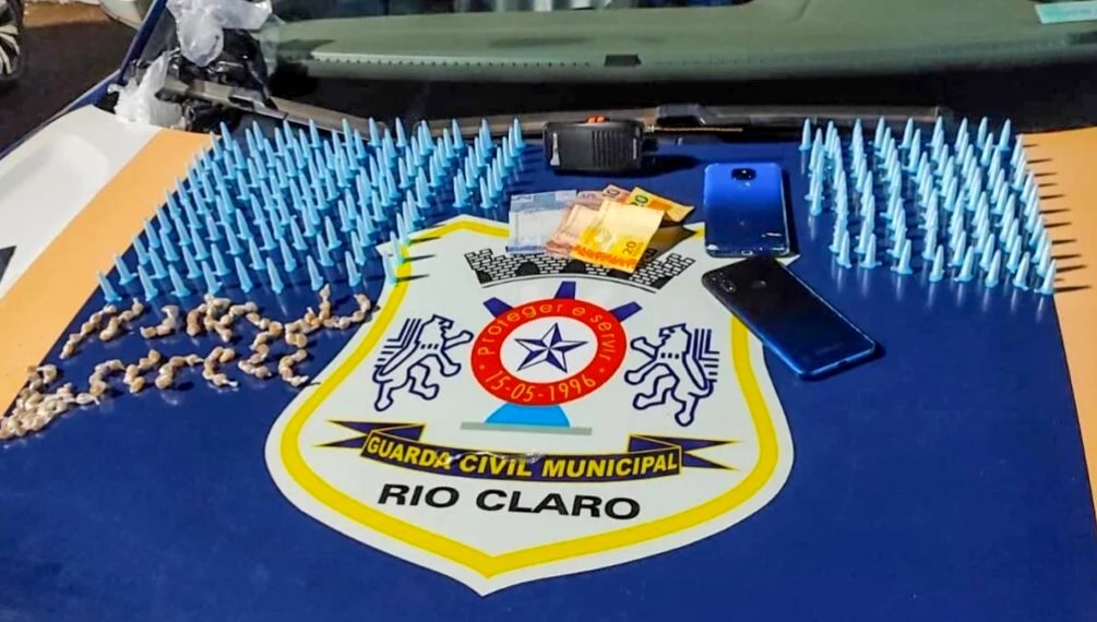 Guarda Civil prende traficante perto de escola em Rio Claro